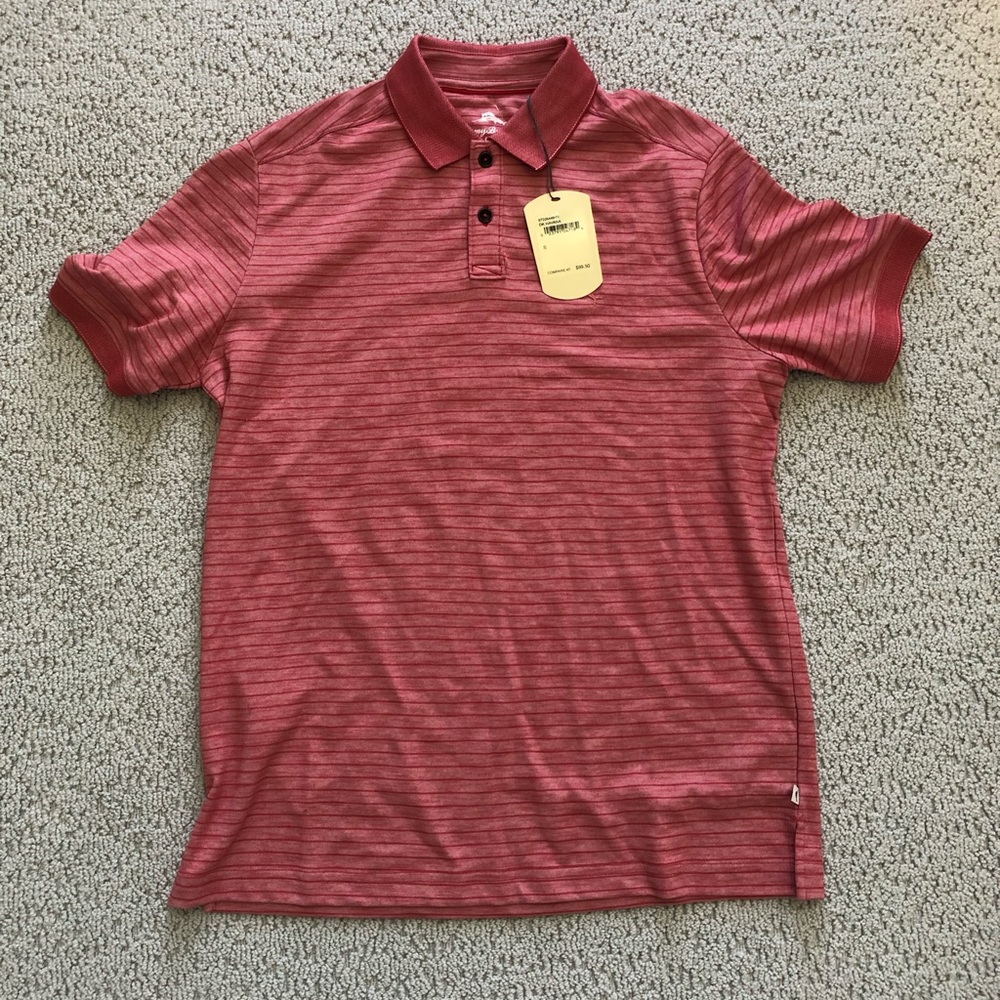 Tommy Bahama Men’s Short Sleeve Polo Shirt “Dark Havana” - NWT size S